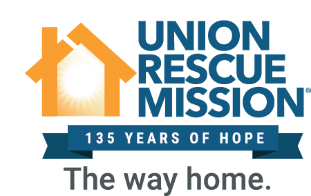 Union Rescue Mission logo - LA homelessness charity partner